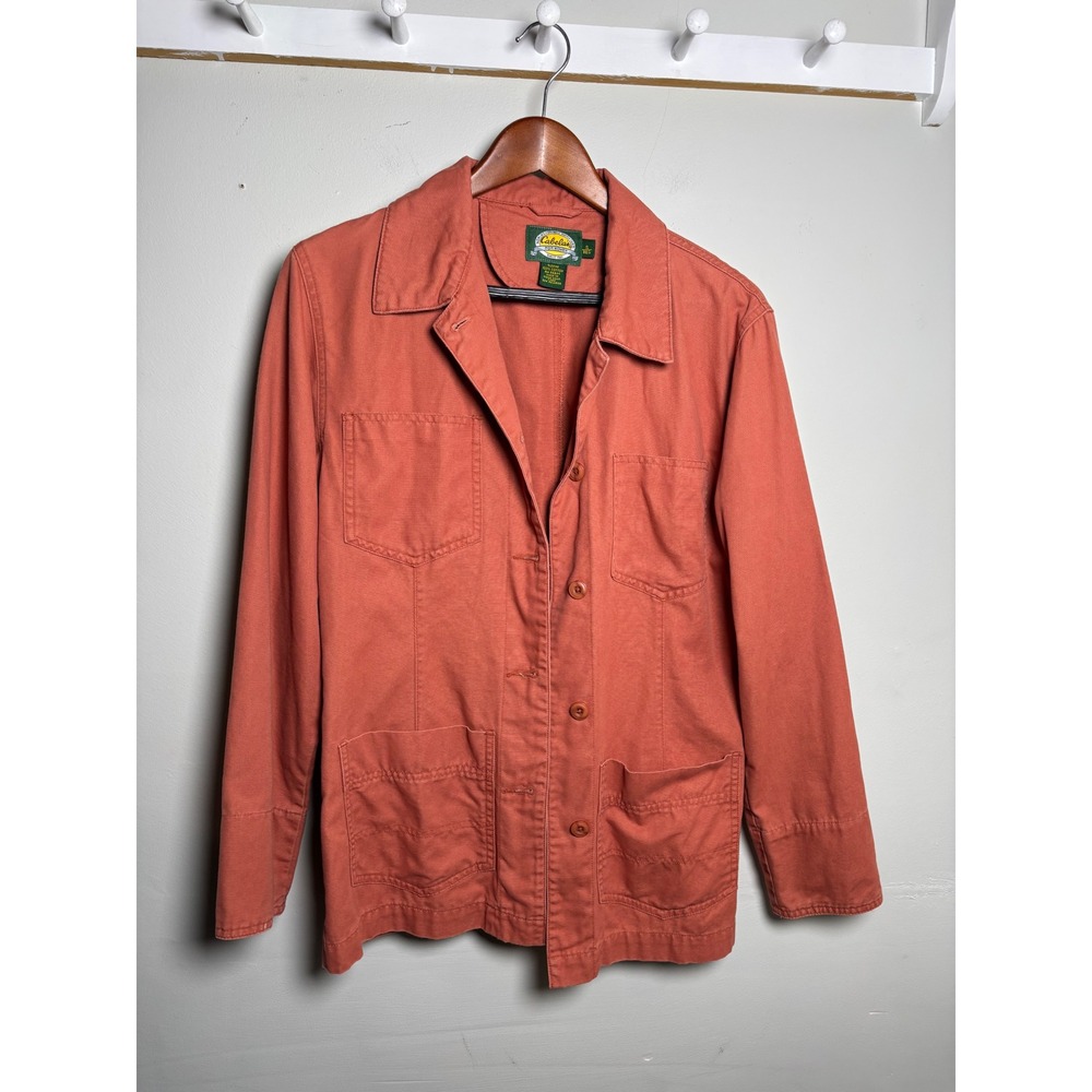 Cabela's Terracotta Canvas Chore Coat Barn Jacket Workwear Small